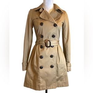 Divided by H&M Khaki Trench Coat Size 2